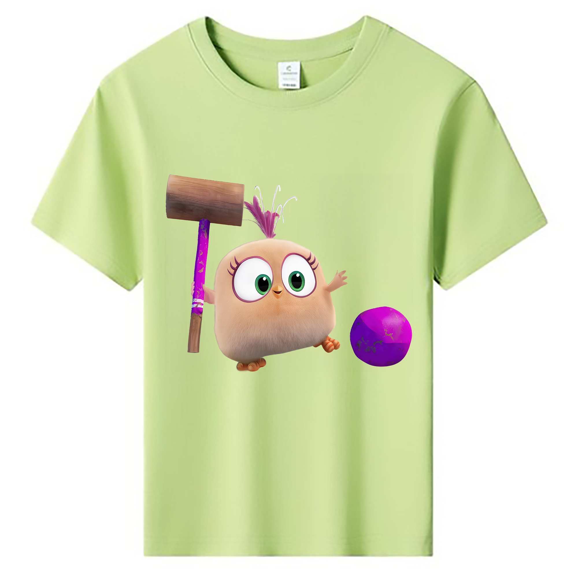 （画像用） Angry Birds アングリーバード 綿100％キッズTシャツ（フロントプリント）